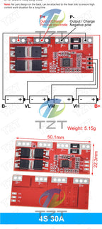 GREATZT 1S 2S 3S 4S 3A 20A 30A Li-ion Lithium Battery 18650 Charger PCB BMS Protection Board For Drill Motor Lipo Cell Module