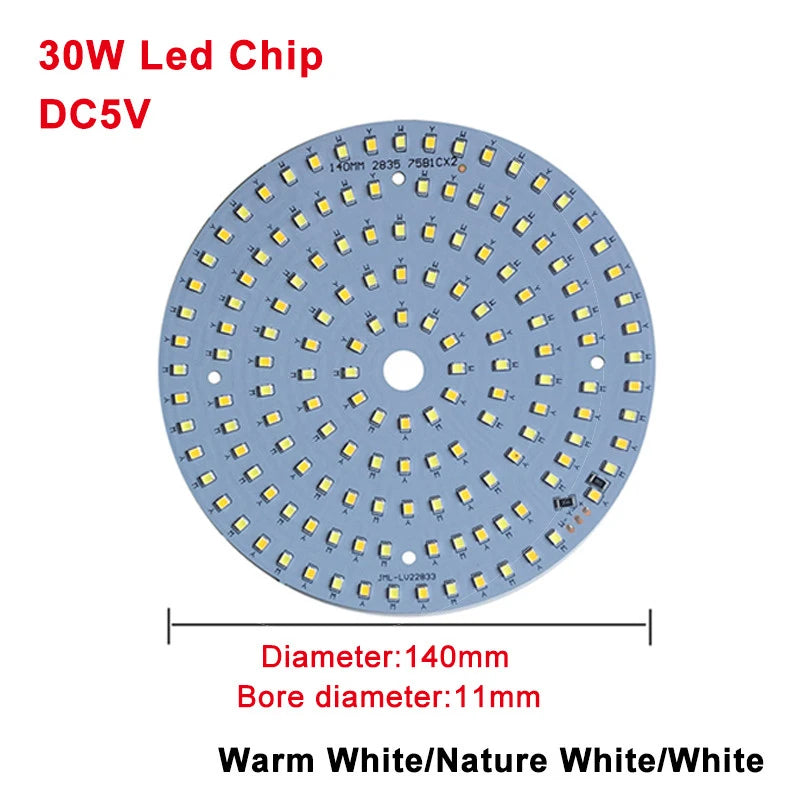 DC5V Dimmable LED Chips 5730 SMD LED Lamp 5W 6W 10W LED Light Beads White Warm White DIY Light Adjustable LED Bulb USB Dimmer