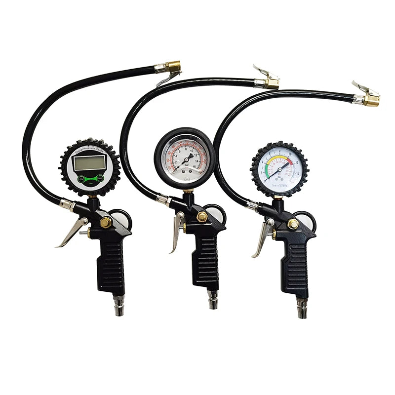 Automobile Tire Pressure Gun Barometer American Style European Style Japanese Style Handheld Tire Pressure Gauge