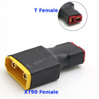 Adapter XT30 XT60 XT90 Traxxas T Plug Deans EC5 EC3 Female to Male HXT 4MM Connectors Plug RC Lipo Battery Control Parts DIY