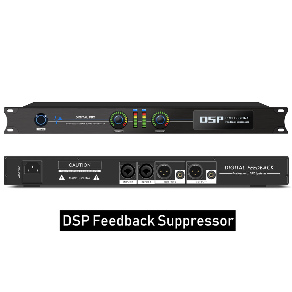 Leicozic Professional Feedback Suppressor 2In2out & 4In4out Automatic Digital Signal Processing Equipment Dsp Speaker Processor
