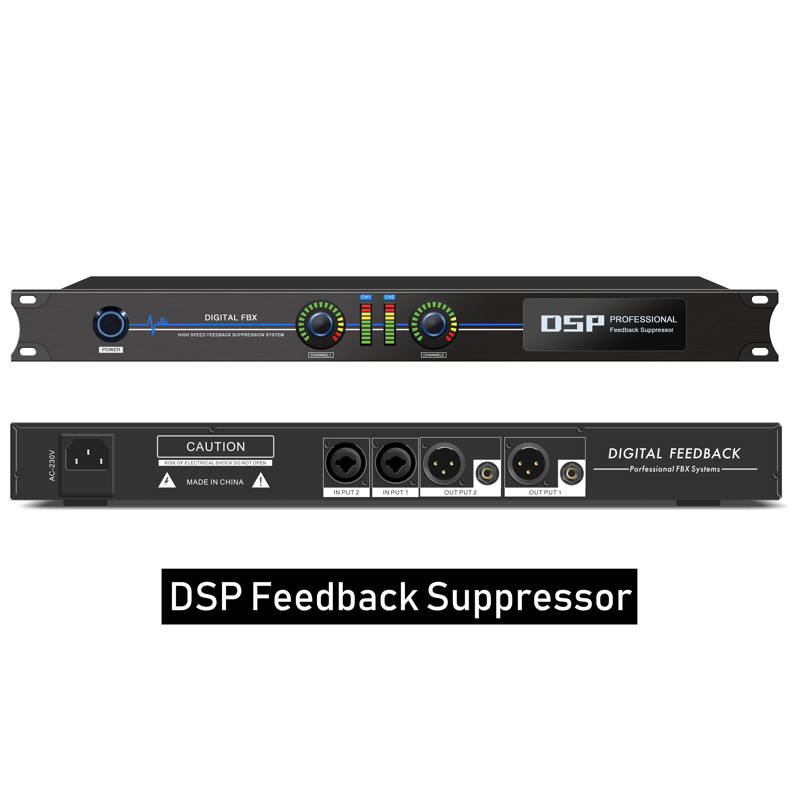 Leicozic Professional Feedback Suppressor 2In2out & 4In4out Automatic Digital Signal Processing Equipment Dsp Speaker Processor