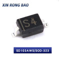 (100pcs) 1N5819WS SOD-323 0805 SMD Schottky Diode 1N5819 (Marking S4) SD103AWS