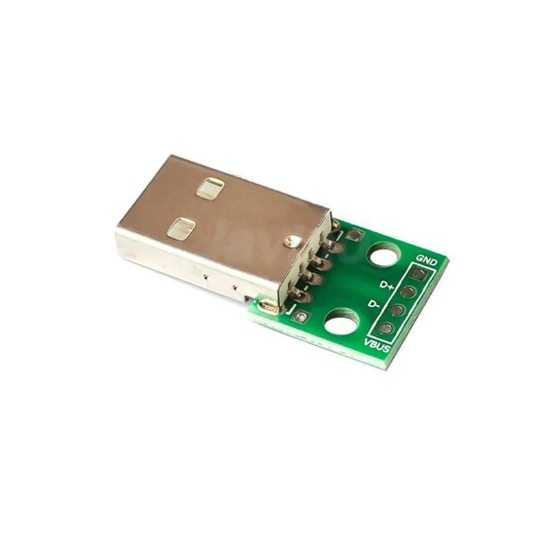 Type A USB Male To DIP 2.54MM PCB Board Power Supply DIY Adapter Converter Module 4 pin