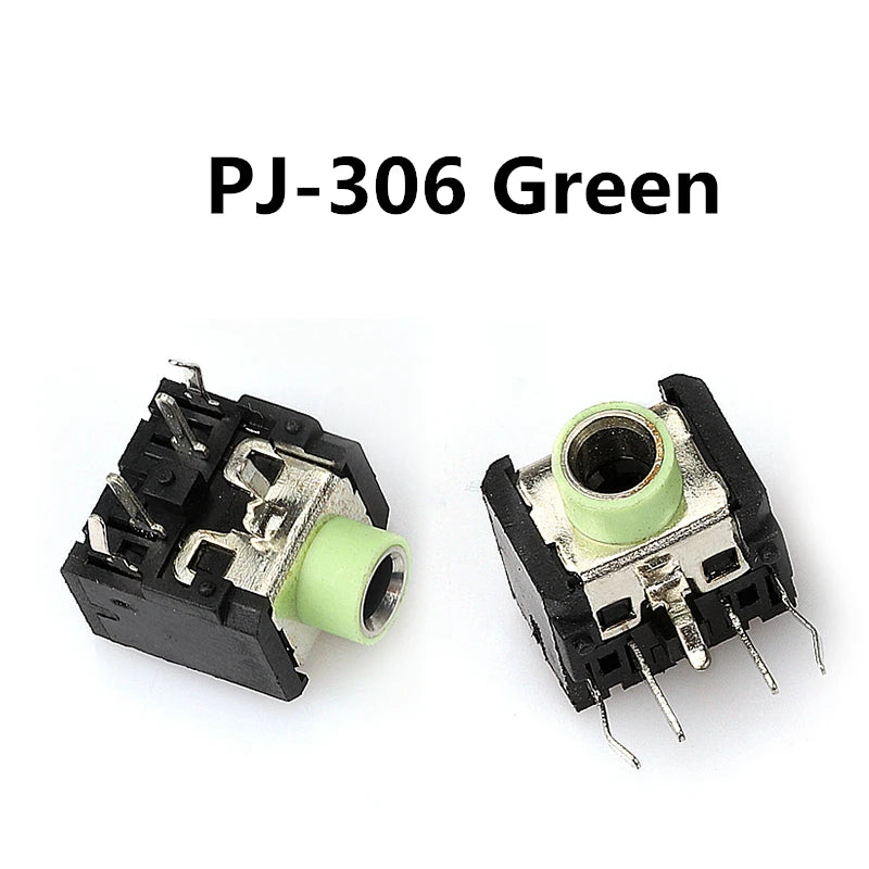 5PCS 3.5MM Headphone Jack Audio Video Female Dual Channel Stereo Jack Socket Stereo Solder Panel Mount PJ313 PJ320 PJ325 PJ326