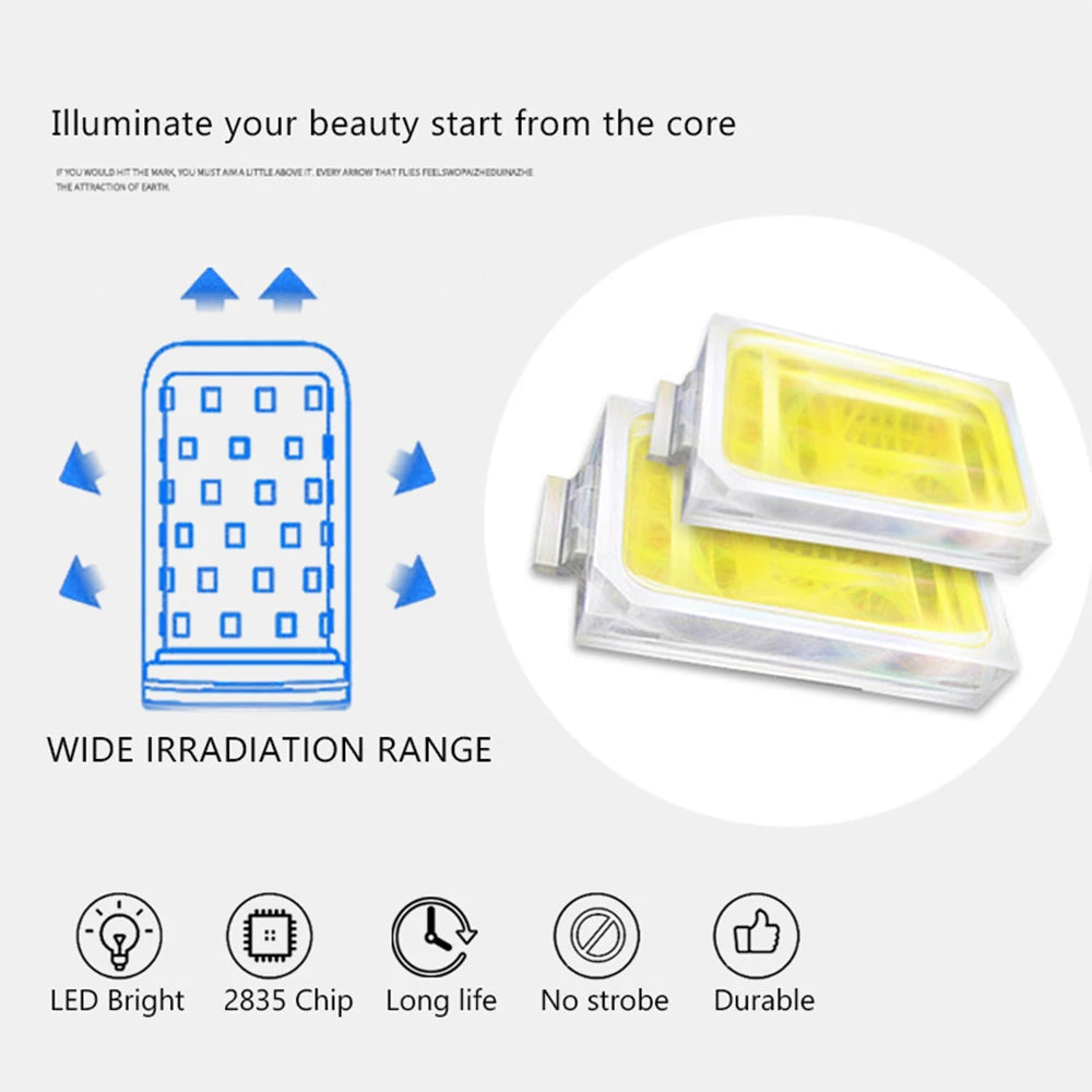 50W LED Chip AC 220V LED Floodlight SMD 2835 LED Lamp Beads Spotlight For Flood Light Street Lamp Outdoor Lighting Chip Diode
