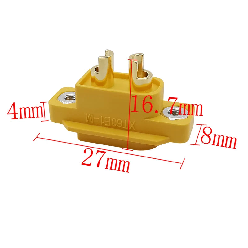 2Pcs XT60 XT60E-M XT60H-F Plug Banana Bullet Male Female Connector with Housing Sheath For RC FPV Charger Battery Motor ESC