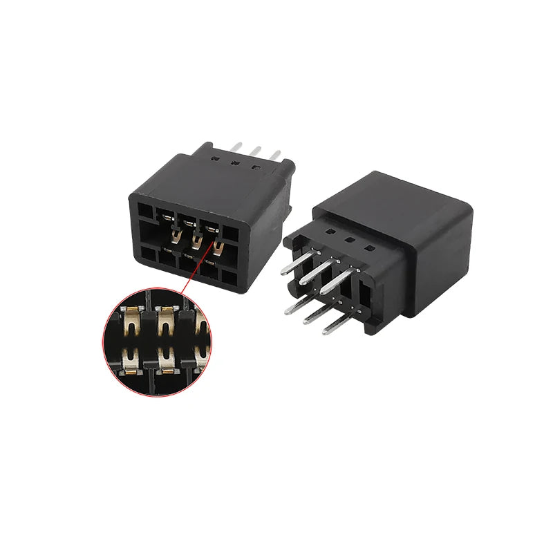 1/2/5Pcs 2.54mm Pitch 6P 8P 10P 12P 16P 20P 26P 30P 36P 40P-98 Pin Edge Card Connector Slot PCB Gold Finger Socket Through Holes