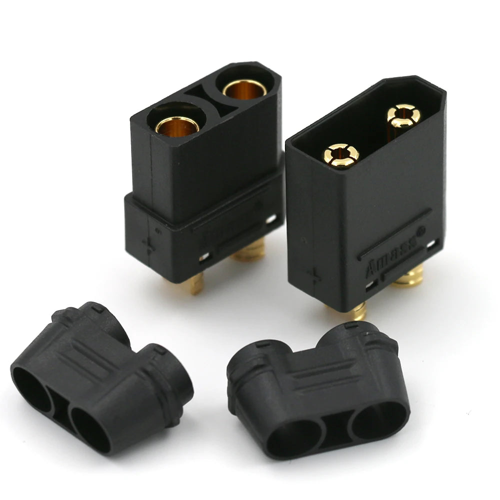 10pcs/lot Amass XT90 Battery Connector Set 4.5mm Male Female Gold Plated Banana Plug For RC Model Battery (5 Pair)