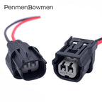 1 Set 2 Pin Car ABS Switch Ignition Coil Electrical Cable Connector Female Male Wire Harness Plug for 6189-7036 6189-6905
