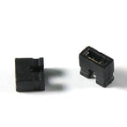 50PCS 2.0MM Pitch Open Top Jumper Cap Black Opening 2MM Pin Header Connection Block
