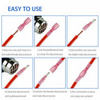 50/100PCS Heat Shrink Bullet Connectors Elelctrical Cable Butt Crimp Terminals Female Male Waterproof Insulated Wire Terminals