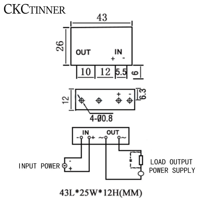 1pcs PCB SSR-D3803HK D3805HK D3808HK Dedicated with Pins SSR-D3805HK 5A DC-AC Solid State Relay