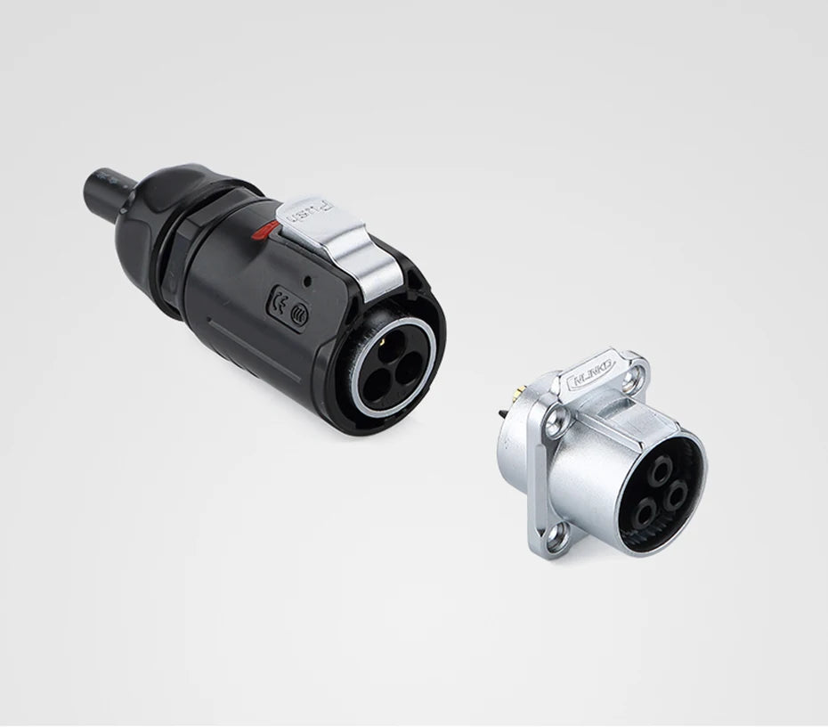 Cnlinko LP24 3 4Pin M24 Aviation Waterproof Power Connector Plug Socket for Radio Audio Visual Video Medical LED UAV Industry