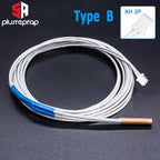 NTC 100K ohm B3950 Thermistor 3x15mm Cartridge Sensor High Temperature for 3D V6 Upgraded Heater Block 3D Printer