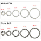 WS2812B Individually Addressable Led Ring 5050 RGB With USB 28Keys Bluetooth Music Controller Kit BuiIt-in 8/16/24/35/45 Pixels