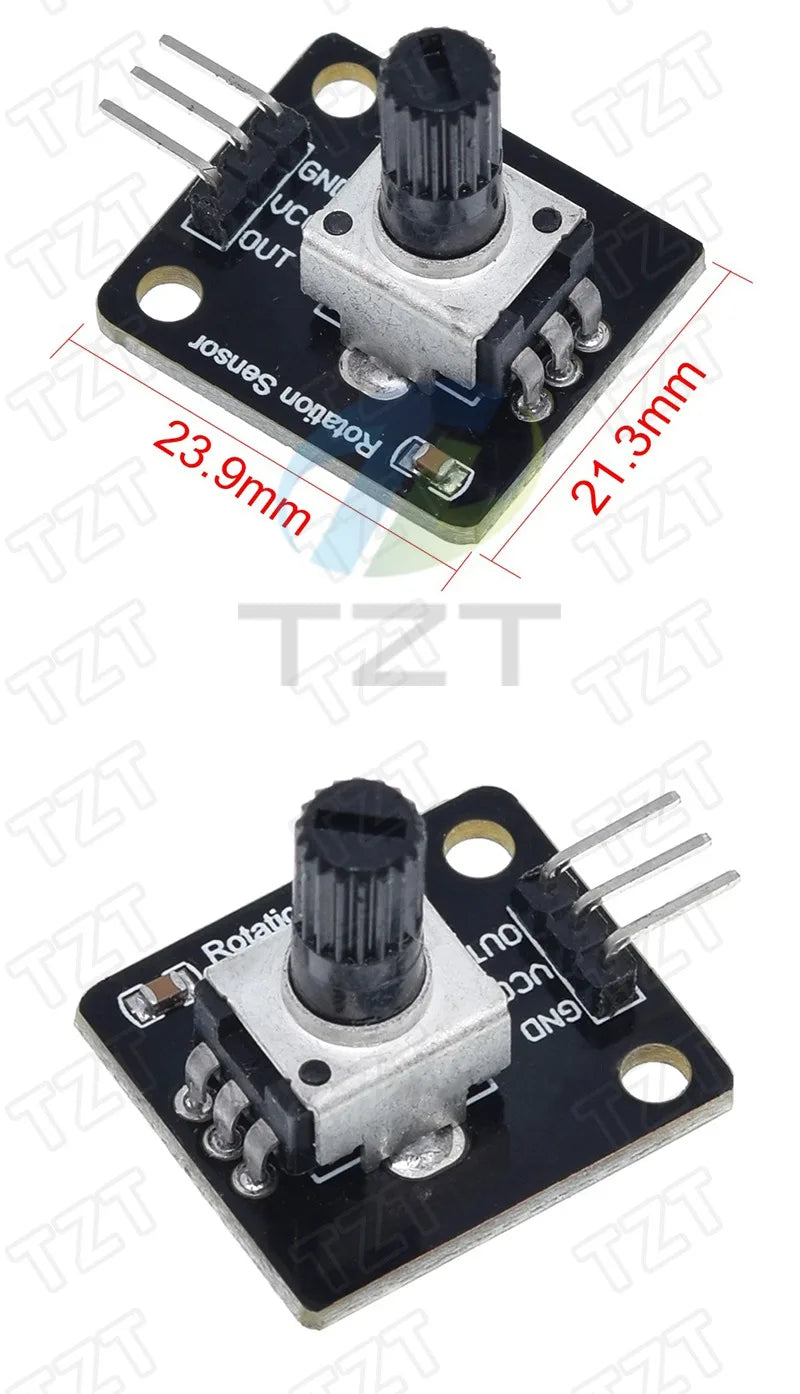 Rotary Potentiometer Analog Knob Module For Raspberry Pi Arduino Electronic Blocks TZT  RV09 Rotary encoder for arduino