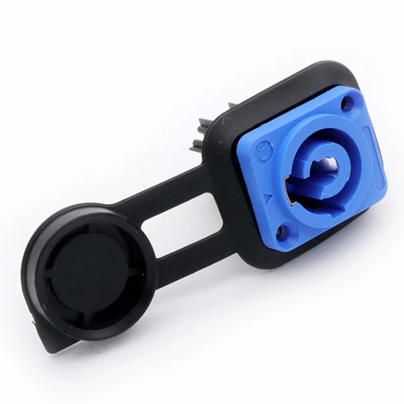 1PC Waterproof Powercon Chassis Connector 20a 3 pins Power Female Socket Panel Mount Connector, For Stage Light LED Audio Video