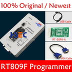 Original Newest RT809F ISP Programmer clip + 5 adapter socket for bios rt809 ICSP usb programmer universal nand tsop48
