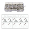 100Pcs Assorted Fast Blow 5x20mm Glass Tube Fuse Kit with Multiple Amp Ratings 0.2A-20A Quick Blow Fuses