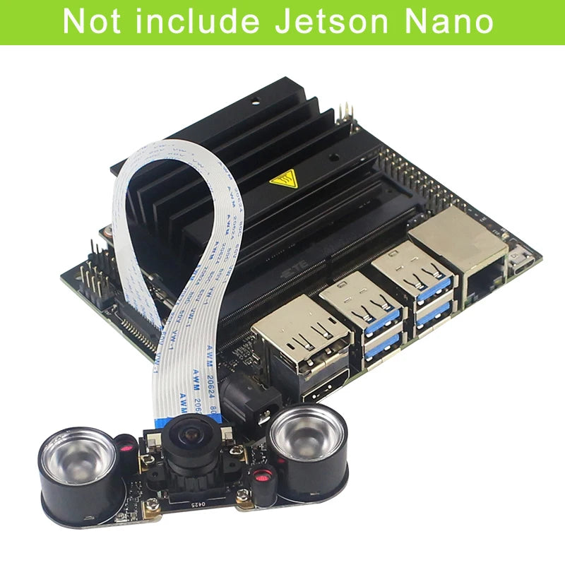 Raspberry Pi 5 8MP Camera Night Vision 160° FOV IMX219 Camera Optional Infrared IR LED for Jetson Nano RPI 5 Pi5