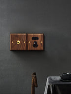 Toggle Wall Switch 1-4 Gang, Solid Wood Frame, EU French Wall Socket, Flush / Surface Mounting, Z6 Wallpad