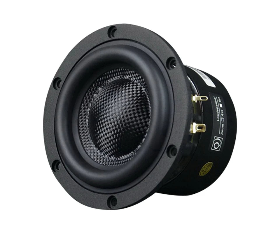 AIYIMA 1Pcs 4 Inch Subwoofer Speaker HiFi Home Theater Glass Fiber Cone Audio Speaker 4 8 Ohm 80W Loudspeaker