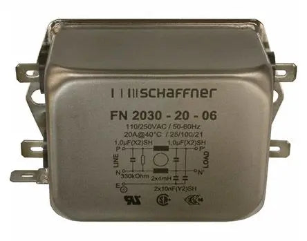 FN2030-20-06 LINE FILTER 250VAC 20A CHASS MNT