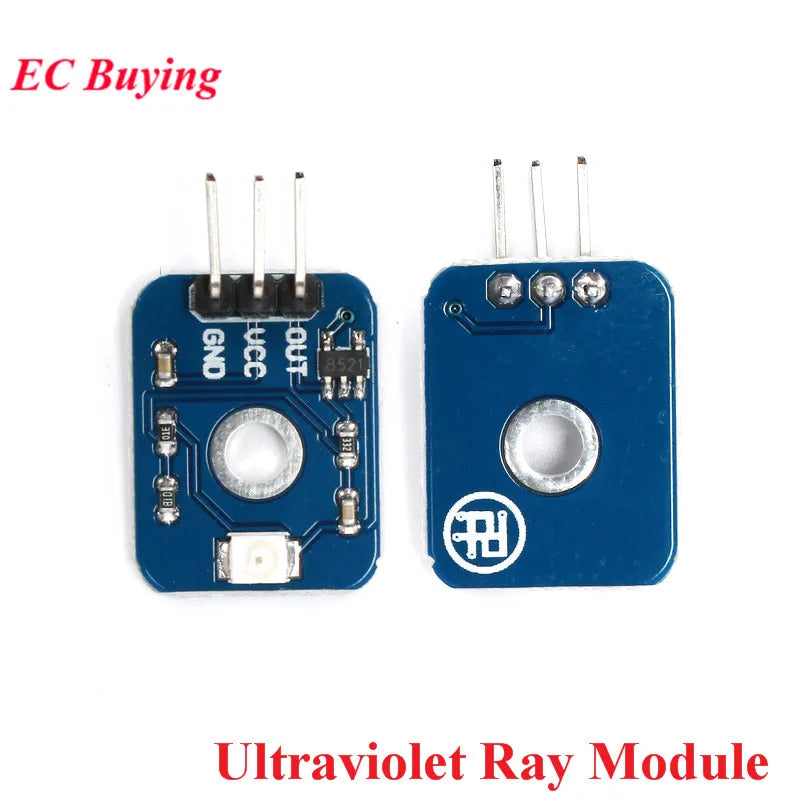 10Pcs/1pc UV Detection Sensor Module CJMCU-GUVA-S12SD VEML6075 VEML6070 UVA UVB S12SD ML8511 Ultraviolet Ray Light For Arduino