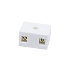 5PCS /Lot 2 Postion 5 Hole Ceramic Wiring Terminal Block High Frequency Porcelain Dual Row Wire Connector