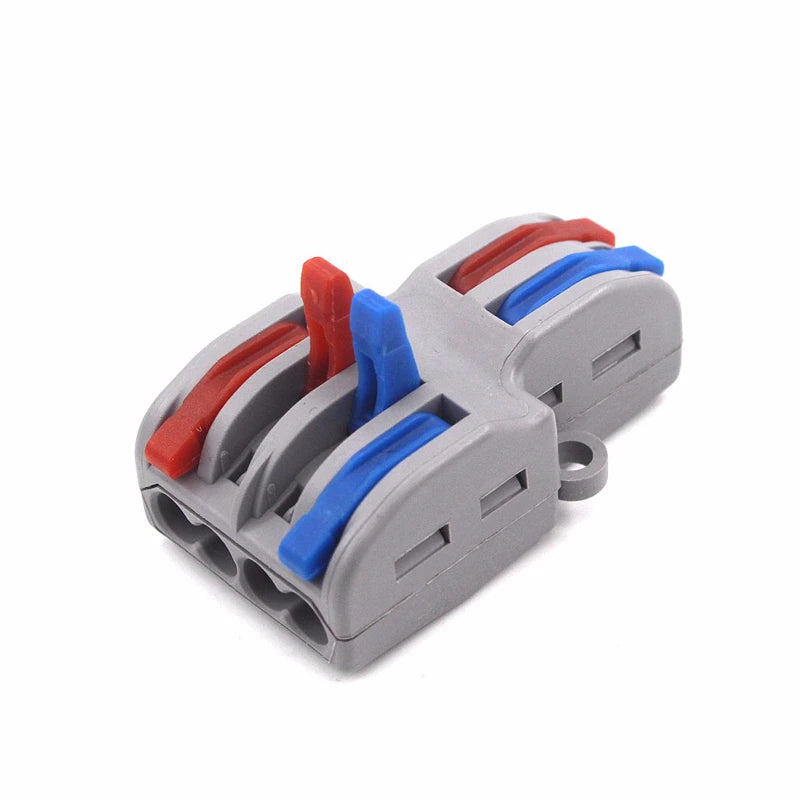 Wire Connector Mini Fast Universal Wiring Electrical Cable Conector LED Lamp Push In Terminal Block 222 SPL-62 SPL-42 Splic