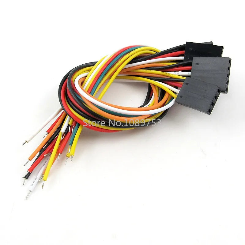 10PCS 20CM Single Head Dupont Line Dupont Connector Plug with Cable Jumper Wire 2.54MM PITCH 2/3/4/5/6/7/8/9/10 PIN 2P/3P/4P/5P