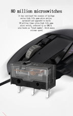 Kailh Micro Switch GM8.0 Mouse Switch Esports Mouse Accessory Computer Mice Gold Contactor 80 Million Click Left Right Button