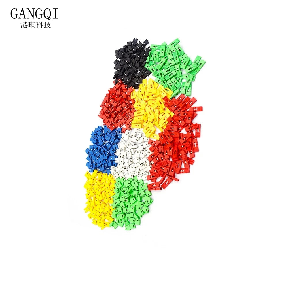 100PCS 2.54mm Jumper Cap Pin Header Jumper Blocks Connector For Circuit Board 2.54 Spacing Motherboard and/or Expansion Card G25