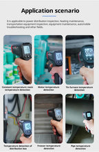UNI-T Infrared Thermometer UT306S UT306C Non-contact Industrial Laser Digital Temperature Meter Temperature Gun Tester -50-500