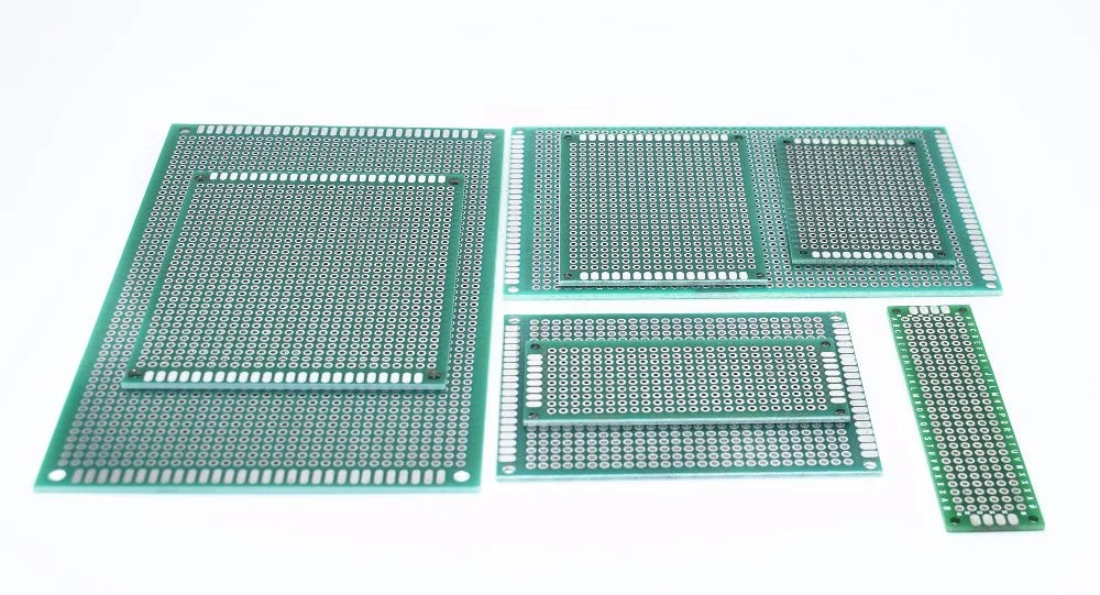 9x15 8x12 7x9 6x8 5x7 4x6 3x7 2x8 cm Double Side Prototype Diy Universal Printed Circuit PCB Board Protoboard For DIY