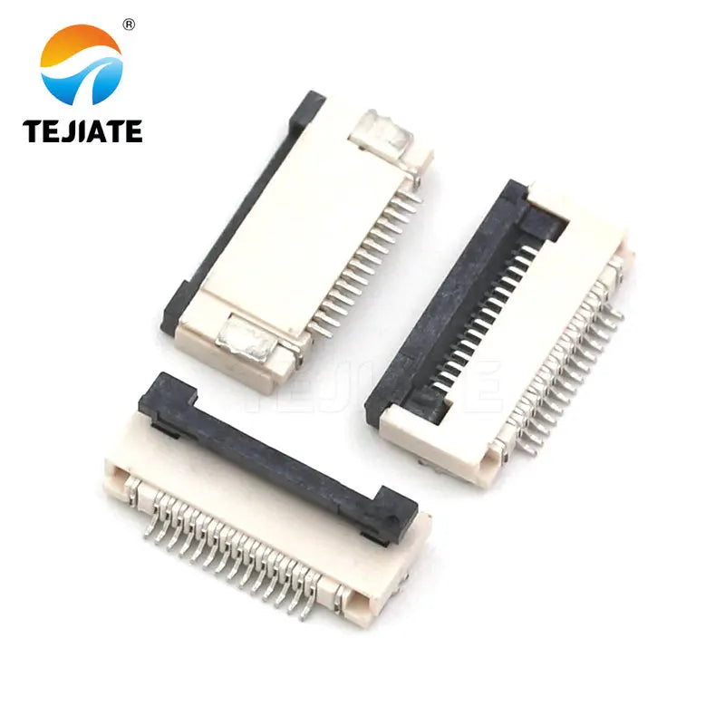 10PCS FFC/FPC Connector Flat Cable Socket 0.5MM Adapter 4/5/6/8/9/10/12/14/16/18/20/22P Down Flip Type Plug Kit