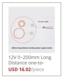 Small 20mm Coil Receiving 300mA High Current Wireless Charging Wireless Power Supply Module XKT412-28