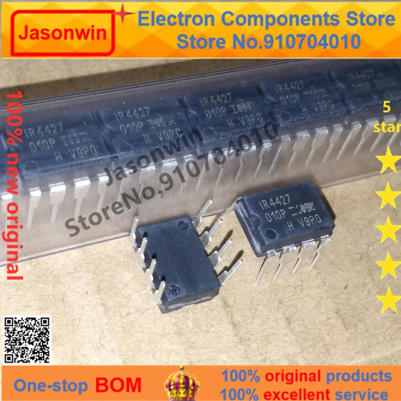 Jasonwin 100% new original 10-50 units/lot IC IR4427 IR4427PBF PDIP-8 Dual Low Side Driver chip