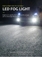 2PCS H8 H11 Led HB4 9006 HB3 9005 Fog Lights Bulb 3030 12SMD 6000K White Car Driving Running Lamp Auto Front Lamp Leds Light 12V