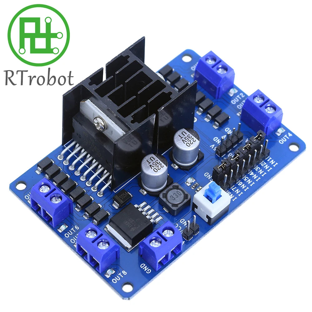 L298N Motor Driving 4WD DC Motor Driving Module L298N Stepping Motor Driving Module Intelligent car Driving Module