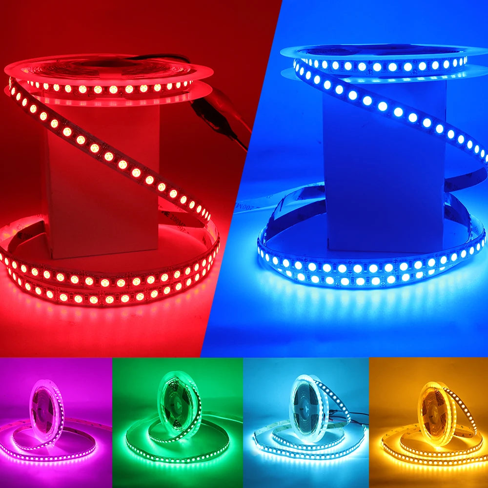 5M LED Strip SMD 5050 5054 LED Tape Waterproof Ribbon Diode 12V 2835 Flexible Neon Lights 60/120Leds/m LED Lights for Room Decor