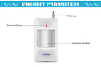 KERUI Wireless PIR Motion Sensor Alarm Detector For GSM WIFI W181 W202 Home Burglar Anti-Theft Alarm System Security