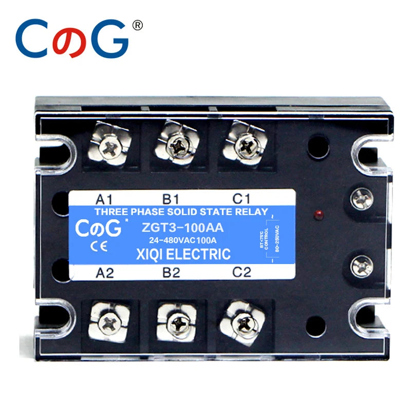 CG 10A 25A 40A 60A 80A AA Three Phase SSR AC Control AC Aluminum Radiator For 40AA Heat Sink SSR AC To AC Sink Solid State Relay