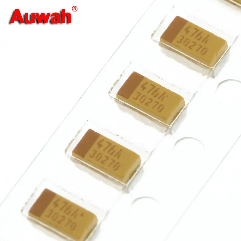 10pcs 47uF 6.3V 10V 1206 Type A SMD Tantalum capacitor TAJA476M006RNJ TLJA476M010R0600 476J 476A New original