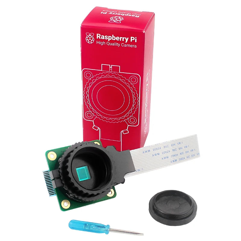 12.3 MP Raspberry Pi High Quality Camera with Sony IMX477 Sensor Optional 6mm CS 16mm C-mount 8-50mm Lens for Pi 4B 3B Zero 2 W