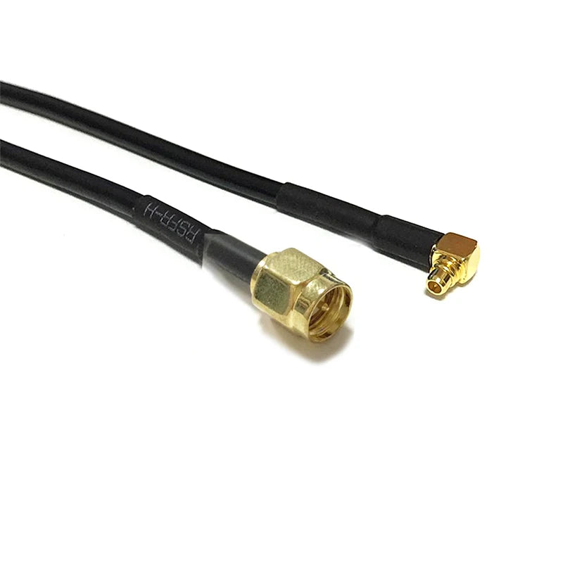 New SMA Male Female Jack  Nut  /RP SMA Switch MCX/MMCX  Male Plug Right Angle Pigtail Cable RG174 Wireless Modem Extension