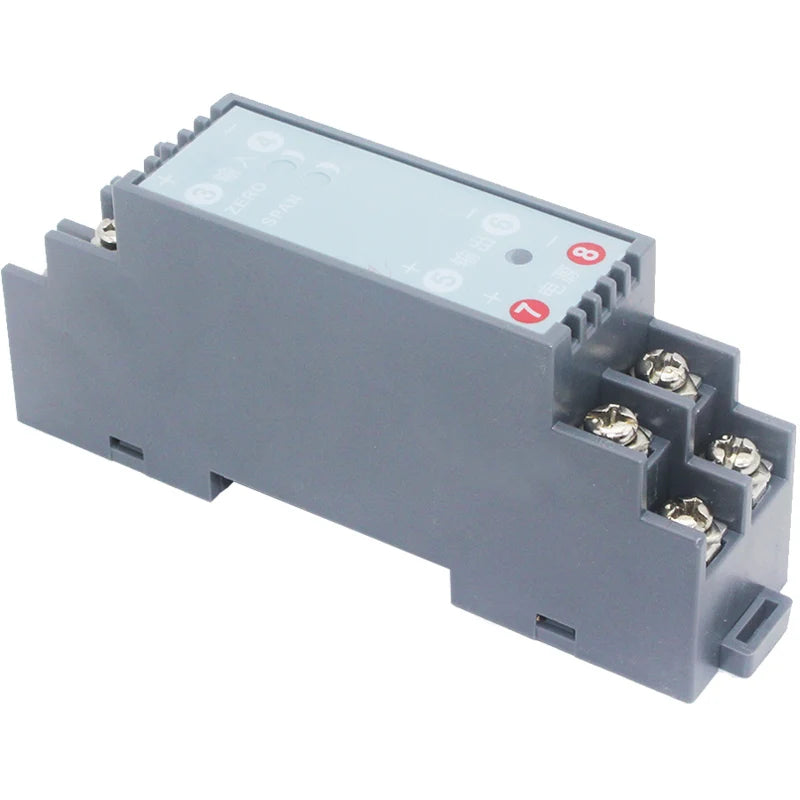 DC Signal Converter 4-20mA 0-10V 0-20mA 50mA 75mV Signal Transmitter Current Voltage Transducer DC24V