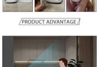 Auto ON/OFF LED Smart Night Lamp Under Cabinet Light PIR Motion Sensor Kitchen Bedroom Light for Night Cupboard Closet Stairs