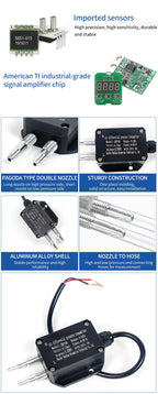 Air Differential Pressure Sensor 485 Micro-pressure Difference Sensor Differential Pressure Transmitter